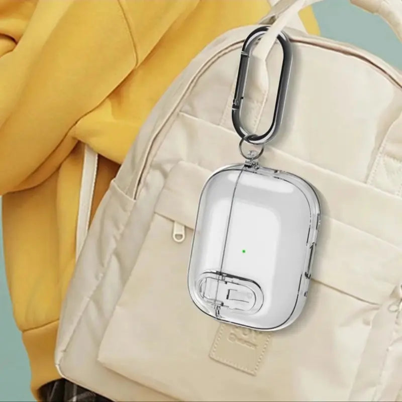 Transparent Protective Case with Detachable Ear Pads for Electronic Devices