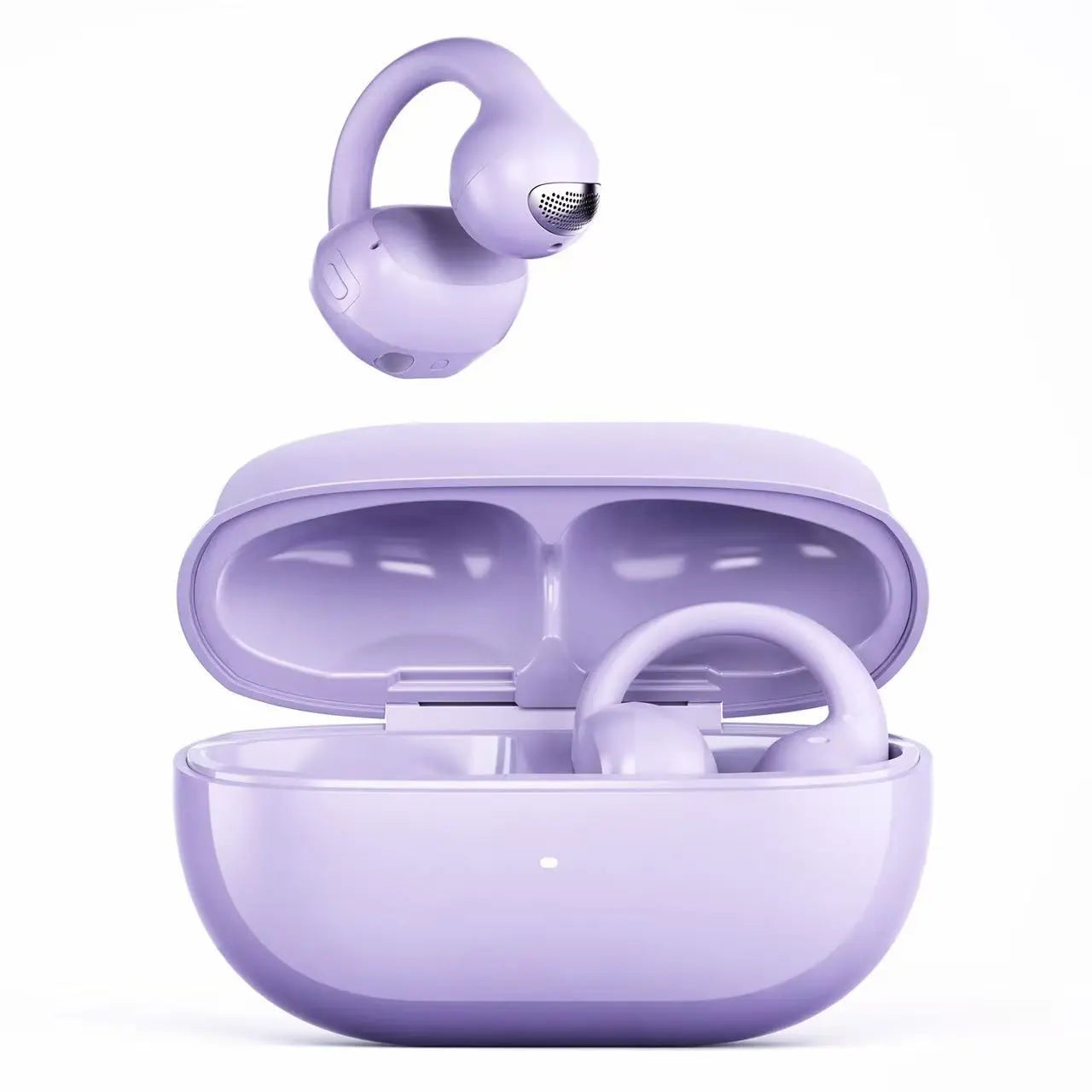 Flagship Open-Ear Headphones, Premium Quality & Comfortable Fit, Resistant Coating, Bluetooth 6.0, Dual Device Connection, Low Latency Gaming, 720° Immersive Spatial Sound, Waterproof & Sweatproof, HD Call Mic, for Tech Enthusiasts Office Sports Gaming, A