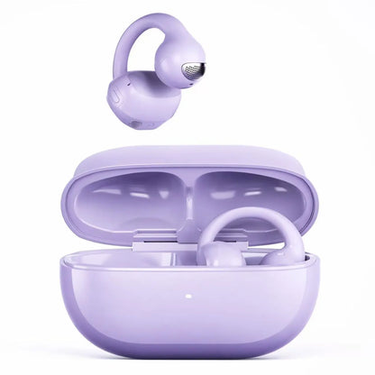 Flagship Open-Ear Headphones, Premium Quality & Comfortable Fit, Resistant Coating, Bluetooth 6.0, Dual Device Connection, Low Latency Gaming, 720° Immersive Spatial Sound, Waterproof & Sweatproof, HD Call Mic, for Tech Enthusiasts Office Sports Gaming, A