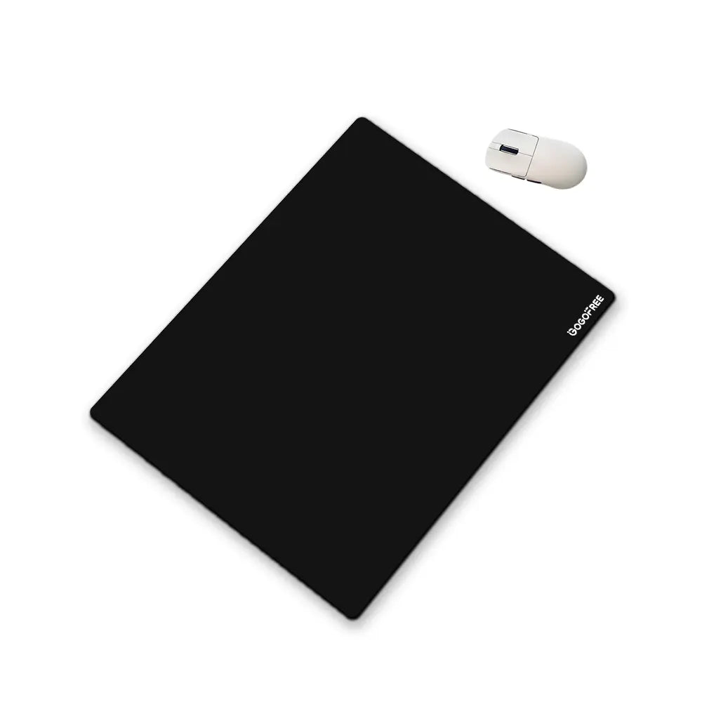 GOGOFREE Glass Gaming Mouse Pad - XL Size 19.7X15.7" Premium Tempered Glass Desk Mat, Micro-Etched Surface for Top Speed, Control & Precise Aim, Water-Resistant, Low-Friction, Non-Slip, Durable Esports Computer Gamer Accessory, Gaming Desk Mat, Glass Mous