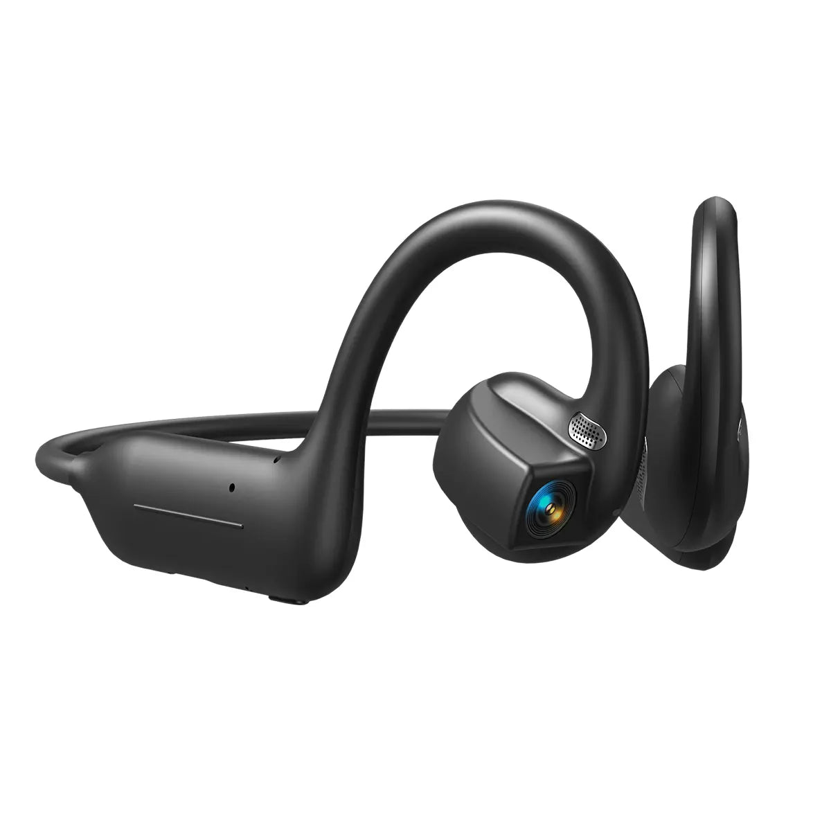 E12 Bone Conduction Wireless Audio Headphones, 8MP EIS Stabilized Camera, 160+ Languages Instant Translation, Touch & Button Control, IP65 Waterproof Sport Headsets for Outdoor Cycling Vlog Recording, Outdoor Gadgets Guys Gifts, Device