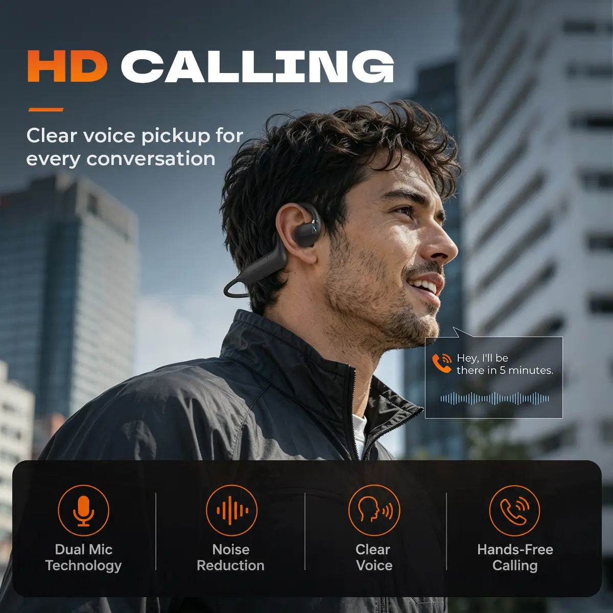 E12 Bone Conduction Wireless Audio Headphones, 8MP EIS Stabilized Camera, 160+ Languages Instant Translation, Touch & Button Control, IP65 Waterproof Sport Headsets for Outdoor Cycling Vlog Recording, Outdoor Gadgets Guys Gifts, Device