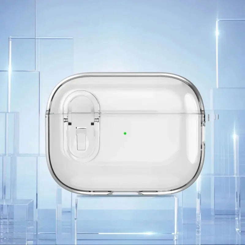 Transparent Protective Case with Detachable Ear Pads for Electronic Devices