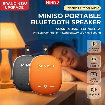 MINISO M105 Compact Wireless Bone Conduction Under-Pillow Sleep Speaker, Portable Hifi Waterproof Bluetooth Speaker with Built-In White Noise, 15H Standby, Stable Connection for Bedroom Camping, Wireless Speakers