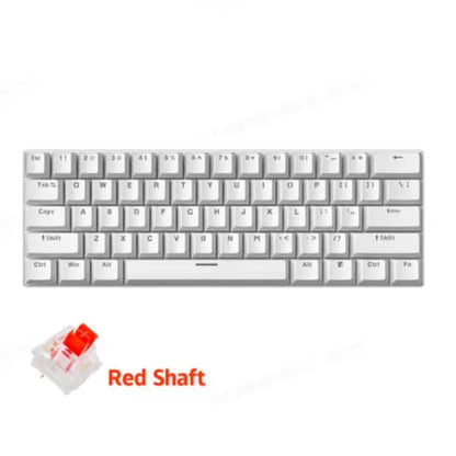 KAVLORN KL61 60% Hot Swappable Mechanical Keyboard, 61 Keys RGB Backlit Wired Gaming Keyboard, Blue Switch PBT Keycaps, Compact Mini Keyboard for PC Mac Laptop Gamers