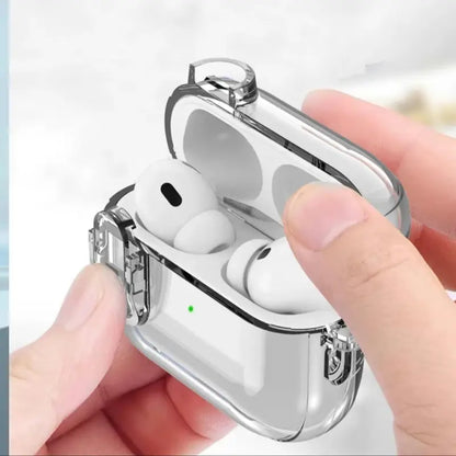 Transparent Protective Case with Detachable Ear Pads for Electronic Devices
