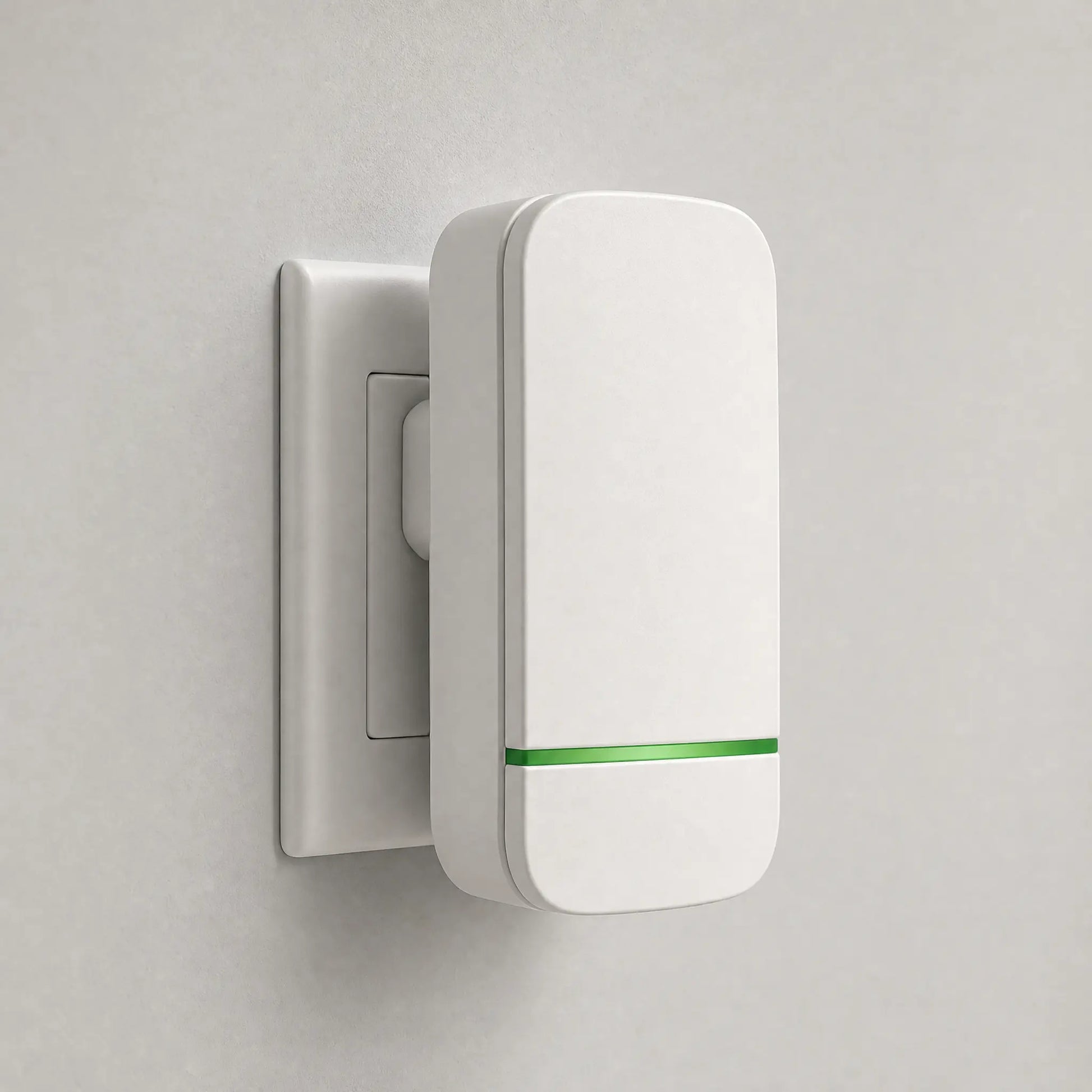 Compact White Power Outlet Plug-In Module, US Standard Plug Socket for Home Use, Compatible with LED Lights & Lights for Bedroom (1/2/4 Pack)