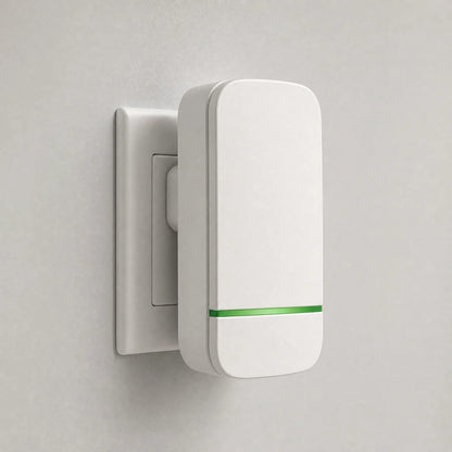 Compact White Power Outlet Plug-In Module, US Standard Plug Socket for Home Use, Compatible with LED Lights & Lights for Bedroom (1/2/4 Pack)
