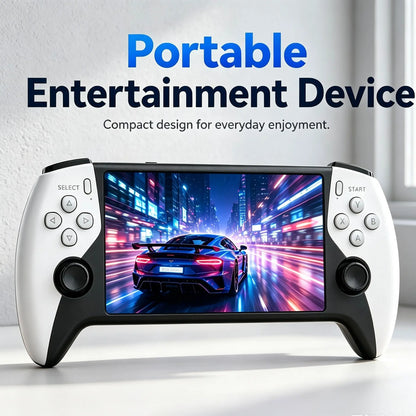 Sf3500 Retro Portable Handheld Console, Compact 5 Inch IPS HD Screen, Dual Joysticks, Compatible with Multiple Arcade Simulators, Ideal for Gaming Lovers