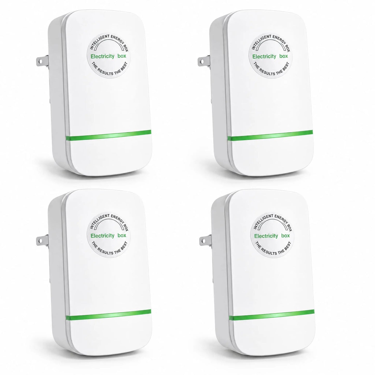 Compact White Power Outlet Plug-In Module, US Standard Plug Socket for Home Use, Compatible with LED Lights & Lights for Bedroom (1/2/4 Pack)