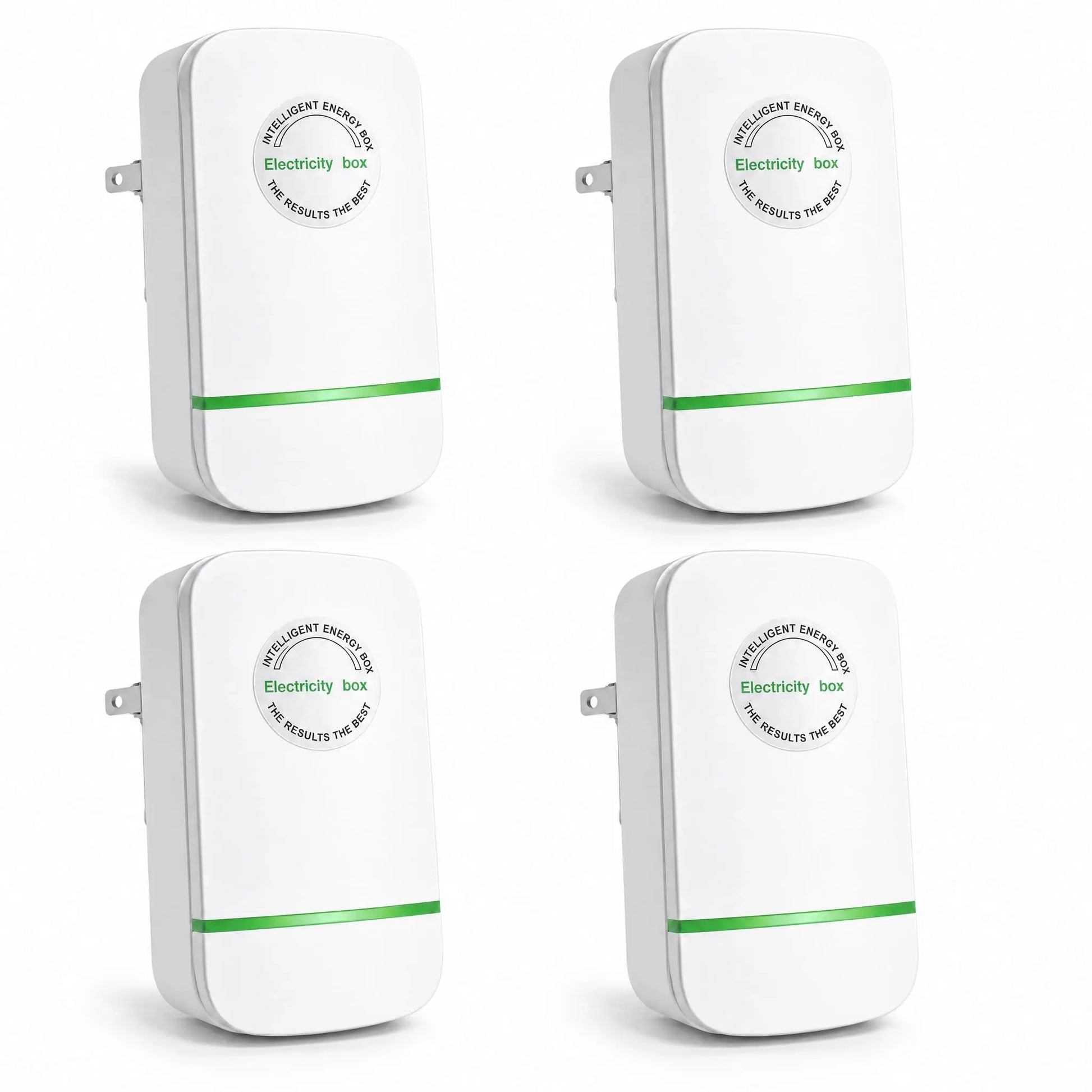 Compact White Power Outlet Plug-In Module, US Standard Plug Socket for Home Use, Compatible with LED Lights & Lights for Bedroom (1/2/4 Pack)