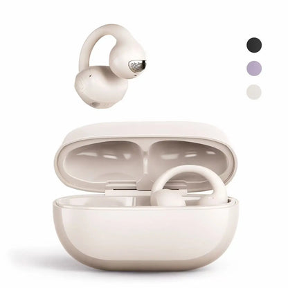 Flagship Open-Ear Headphones, Premium Quality & Comfortable Fit, Resistant Coating, Bluetooth 6.0, Dual Device Connection, Low Latency Gaming, 720° Immersive Spatial Sound, Waterproof & Sweatproof, HD Call Mic, for Tech Enthusiasts Office Sports Gaming, A